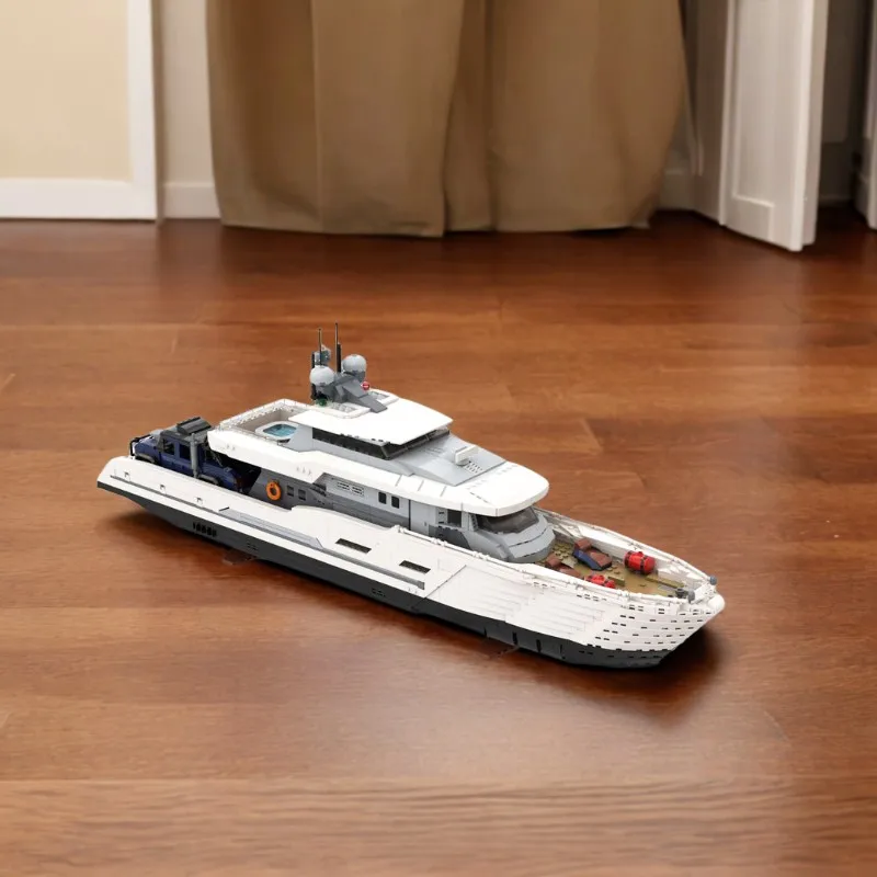 4367-teiliges Weißes Moc Explo – Model Kit Yacht Bewertung und Preis